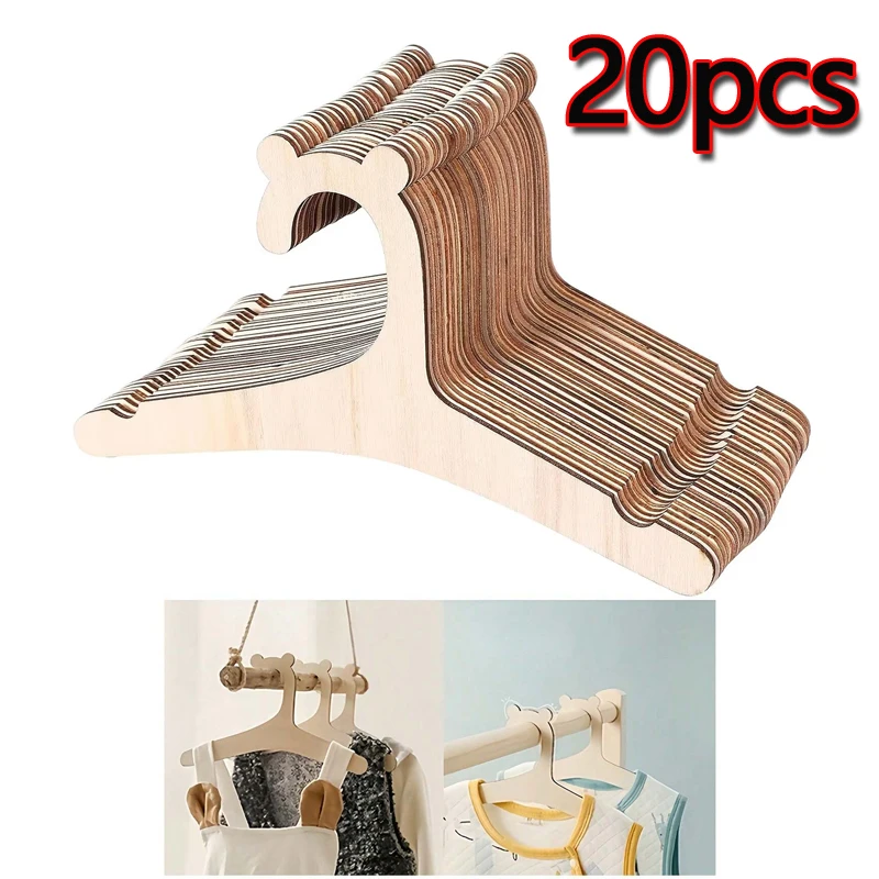 Baby Clothing Hangers - Yes5/10/20/50pcs 아기 옷걸이 귀여운 곰 나무
