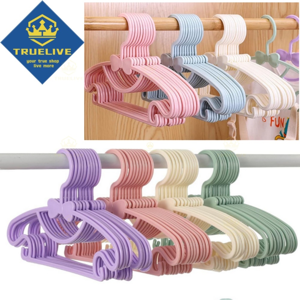 Baby Clothing Hangers - 30/20/10/5/1PC 아기 옷 랙 플라스틱 수건