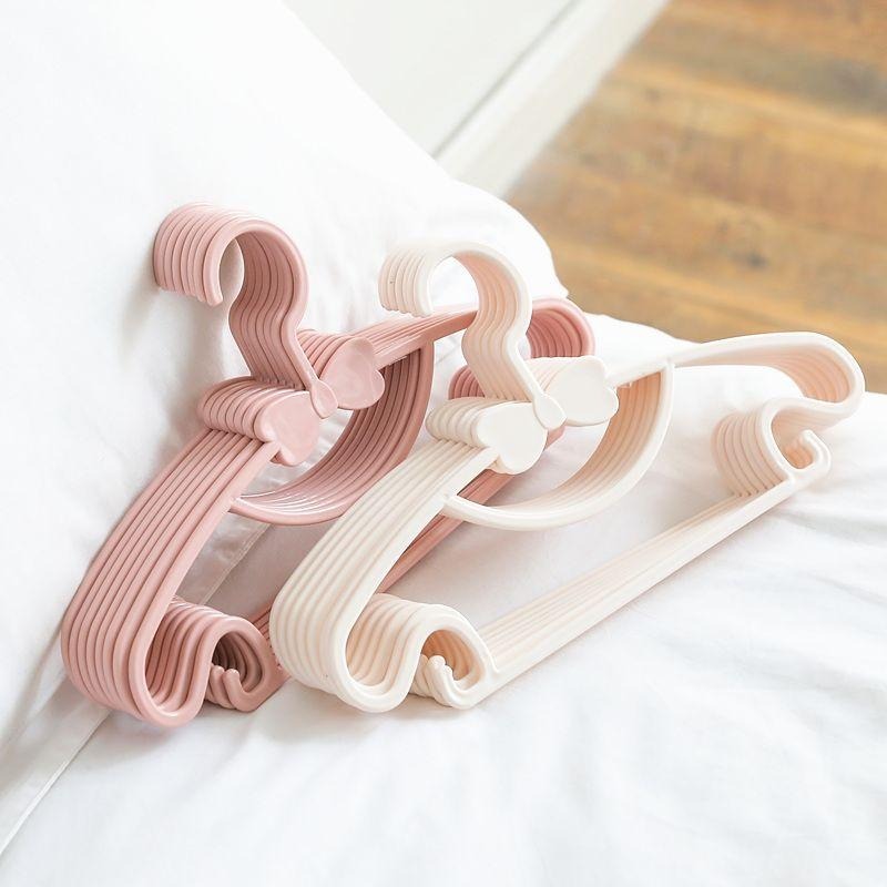 Baby Clothing Hangers - 10pcs 아기 옷 랙 휴대용 플라스틱