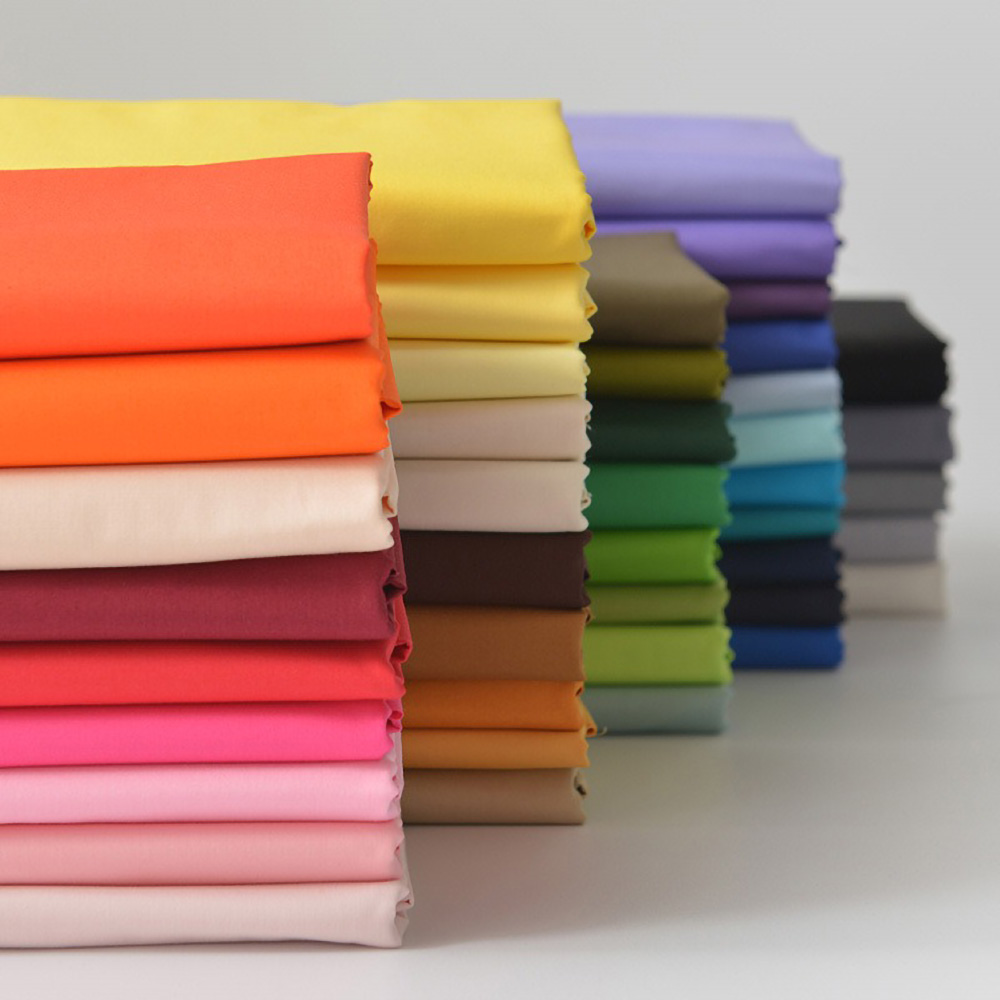 Baby Clothing Neutral - 140x50cm 포플린 코튼 원단, 수축 처리된