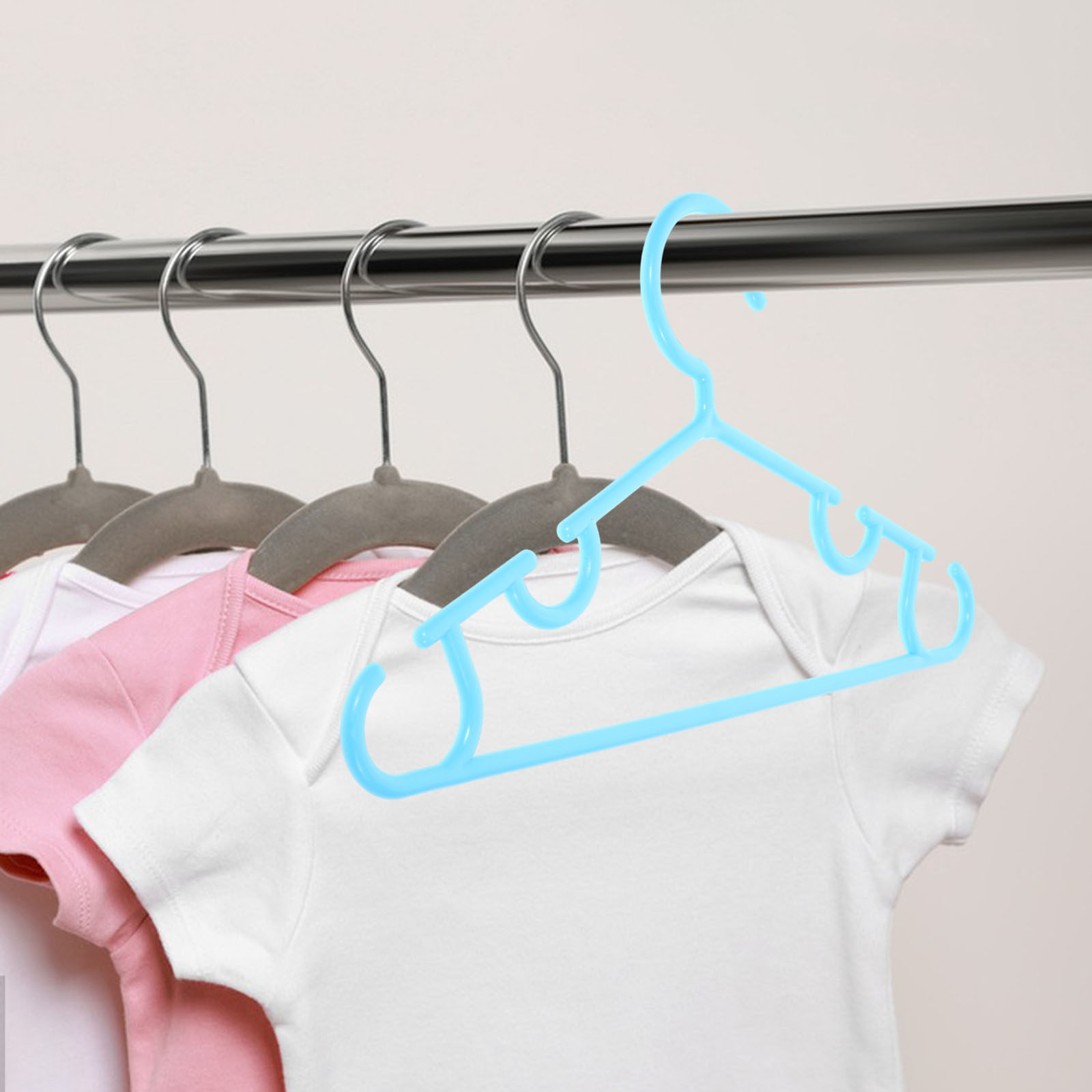Baby Clothing Hangers - 10Pcs 헤비 듀티 베이비 옷걸이 미끄럼