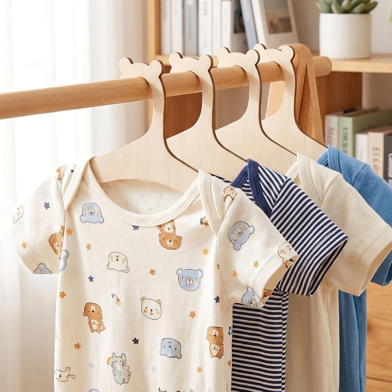 아기 옷걸이 귀여운 곰 나무 어린이 옷걸이 홈 소녀 공 - Baby Clothing Hangers 리뷰 및 가격