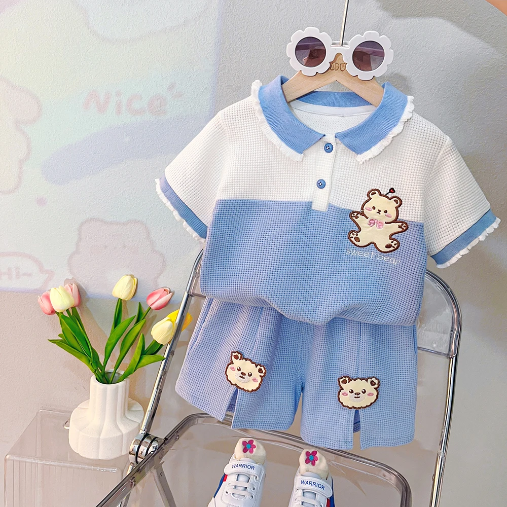 여름 아기 소녀 티셔츠 반바지 어린이 의류 세트 유아  - Baby Clothing Hong Kong 리뷰 및 가격