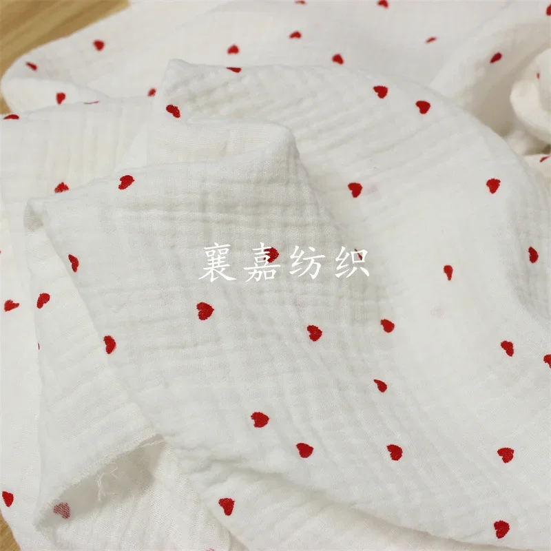 135x50cm 더블 거즈 러블리 레드 하트 베이비 코 - Baby Clothing For Sleep 리뷰 및 가격