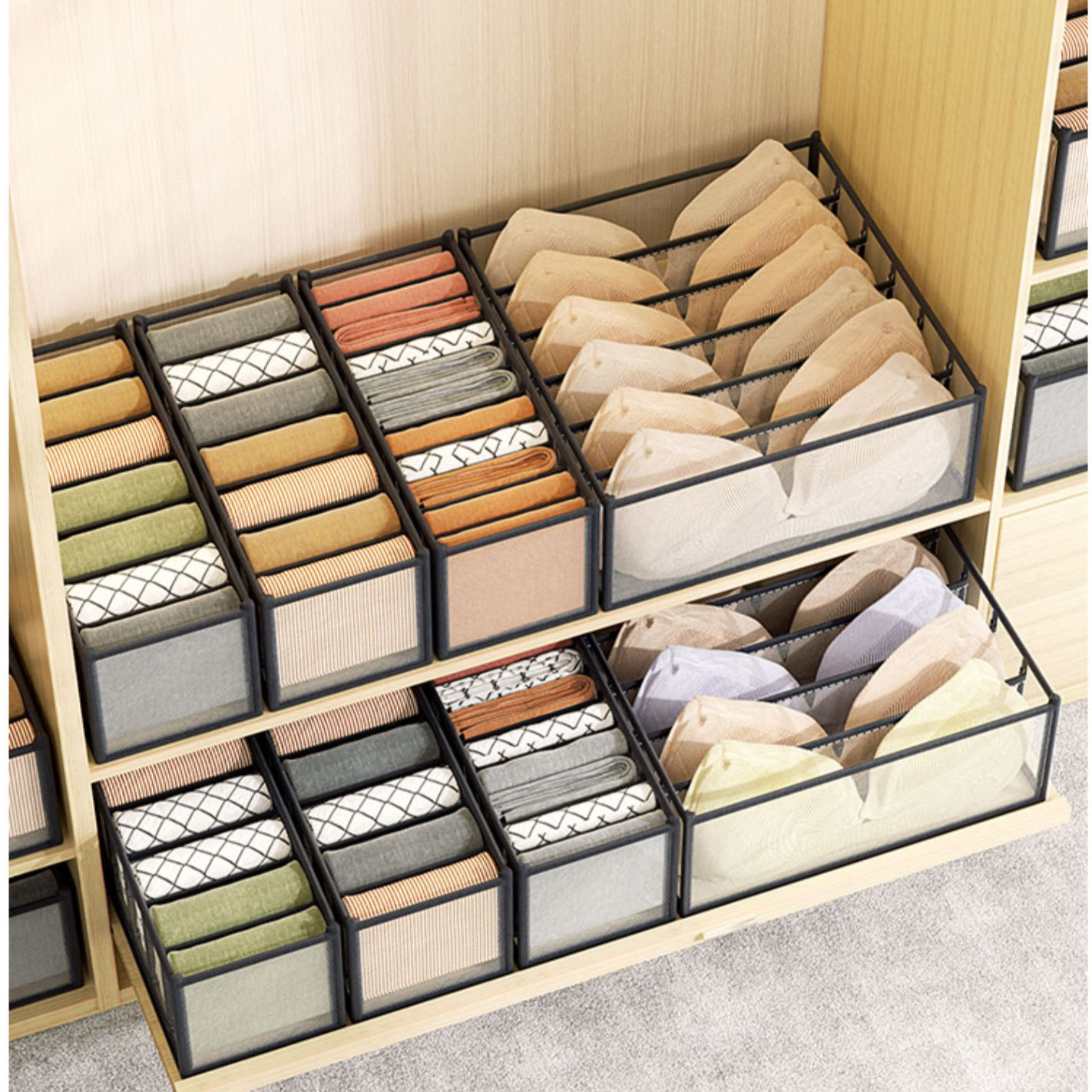 속옷 정리함 가정용 옷장 서랍형 양말 속옷 브라 여성용 - Baby Clothes Organiser 리뷰 및 가격