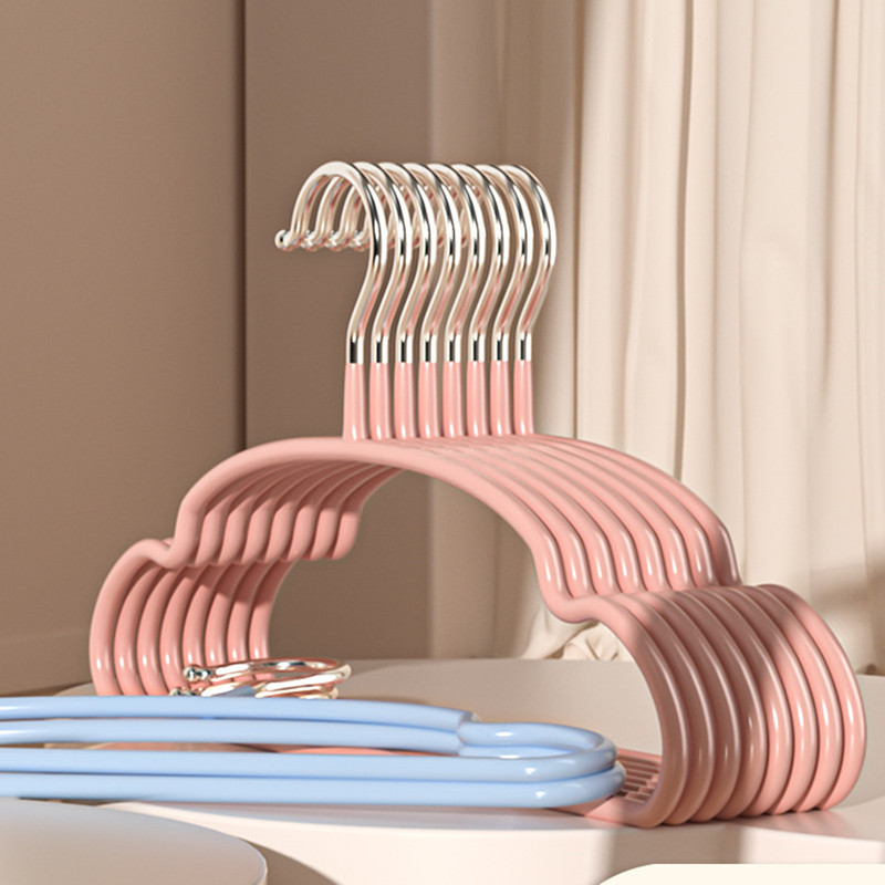 10pcs 새로운 아기 옷 랙 휴대용 간단한 수건 디스 - Baby Clothing Hangers 리뷰 및 가격