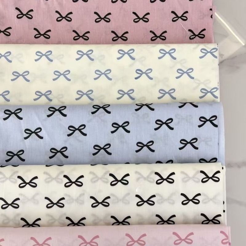 160x50cm 순수 코튼 능직 인쇄 Bowknot D - Baby Clothing Sewing 리뷰 및 가격