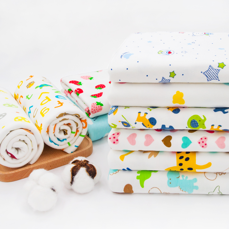 인쇄 된 면 니트 원단 DIY 봉제 가구 장식용 신축성 - Baby Clothing Sewing 리뷰 및 가격