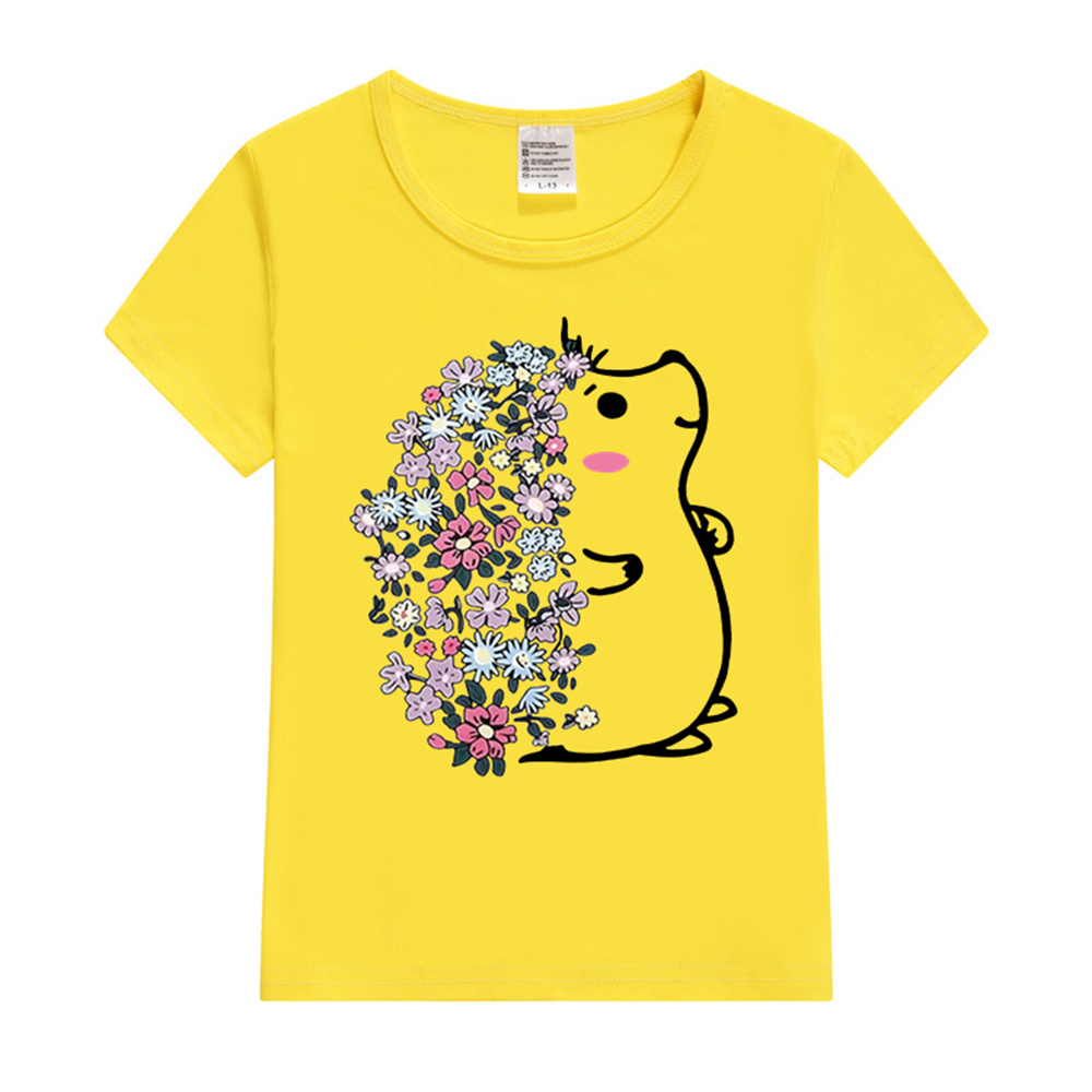 귀여운 고슴도치 반팔 티셔츠, 애니메이션 Y2K 상의, - Baby Y2K Clothing 리뷰 및 가격